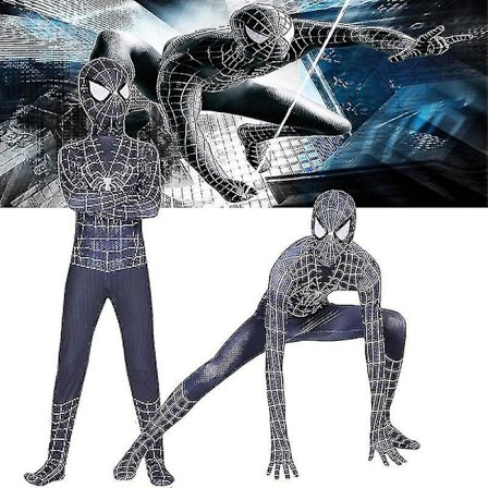 Barn Gutter Venom Kostyme Superhelt Jumpsuit Fancy Outfit