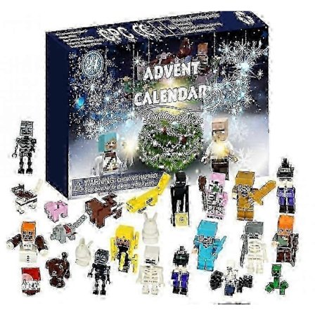 Adventskalender Blind Box 24 Digital Nedtelling Blind Box Barnegave Montering Byggekloss Robot Barnegave Blind Box Gaveeske