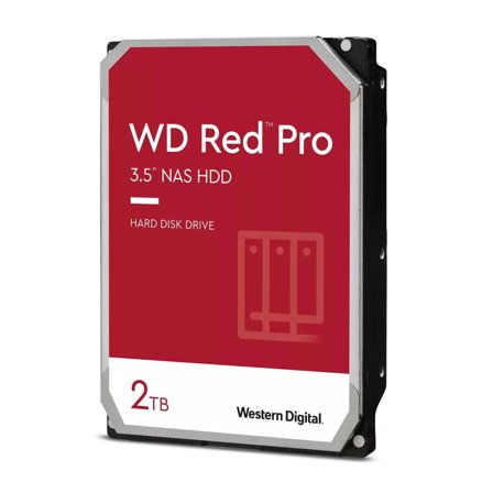 WD Red Pro 20TB NAS Hard Drive, 3.5", 7200rpm, 512MB