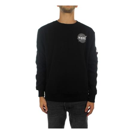 Alpha Industries Sweatshirt , Zwart , Heren , Maat: M