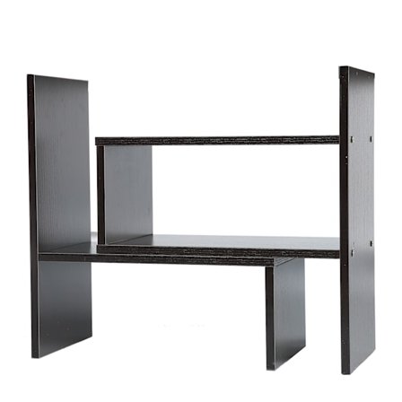 DIY Bordplate Oppbevaringshylle Display Hylle Organizer Benkeplate Bokhylle Mørk Valnøtt