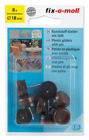 FIX-O-MOLL KNOTT FOR STOL-BORDBEN,MOT RIPER,STØY.TEPPE,HARDE,VÅTE GULV