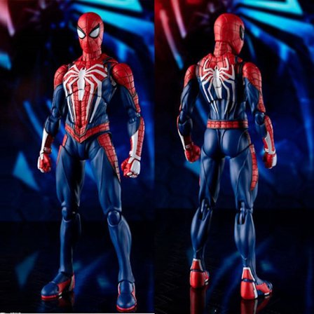 Spider-Man Action Figure - Løs kropp, flere utskiftbare kroppstilbehør - Samleobjektmodellleker - Gave til Spider-Man-fans