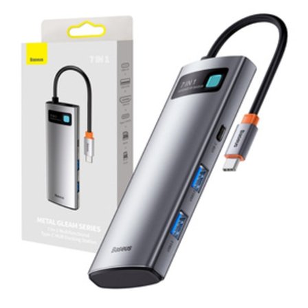 Baseus Hub Adapter 7in1 USB-C till 2x USB 3.0 + HDMI + USB-C PD