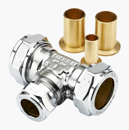 Biltema - PEX T-rør 22 x 15 x 22 mm