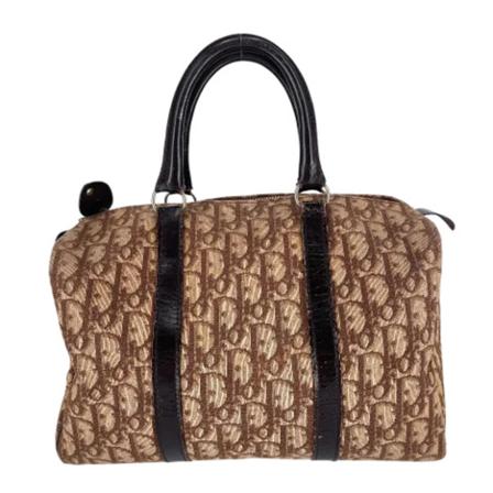 Dior Vintage, Pre-owned Handbags Bruin, Dames, Maat:ONE Size,Canvas