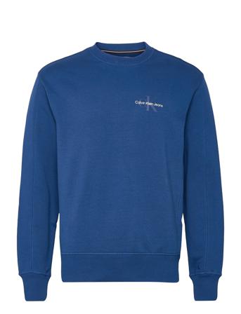 Monogram Logo Crew Neck Blue Calvin Klein Jeans