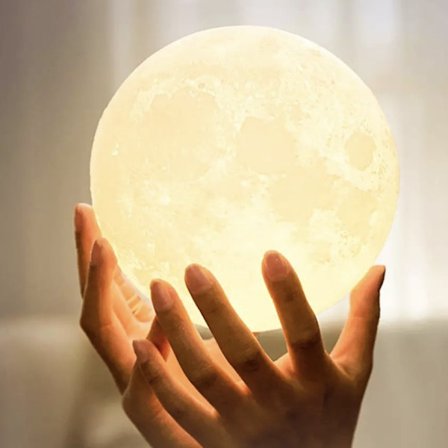 Trådløs Månelampe 3D(bt)