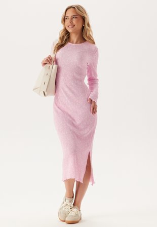 Pieces Pcflora Ls Midi Dress Klær