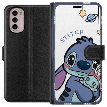 Motorola Moto G31 Plånboksfodral Stitch rymden