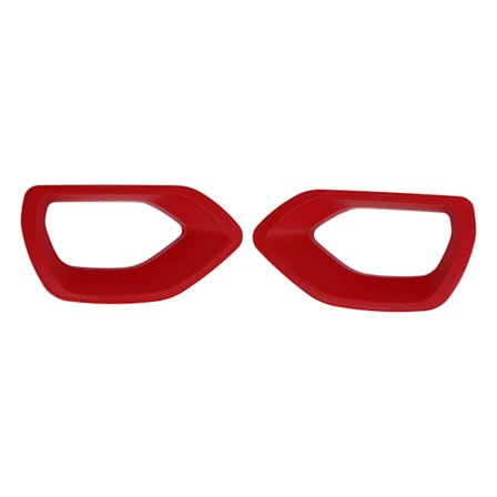 2 stk. billuftinntaksgrill øvre rød grillramme 68417504AB erstatning for Dodge Charge SRT Scat Pack 2015-2022