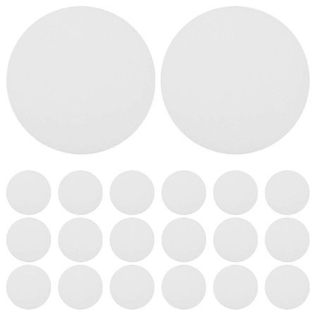 20 stk. Innfelt Belysning Deksel Downlight Diffusjonsplater Runde Diffusjonsark Skyggeplater