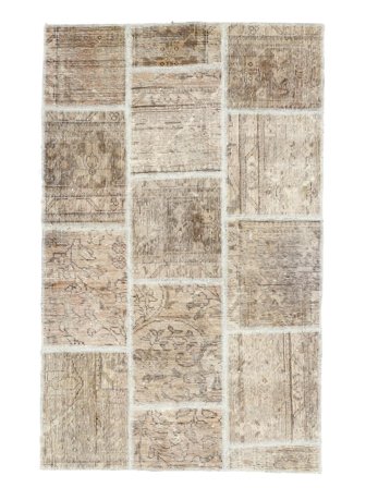 Klein Patchwork Teppich 90X146 Wolle