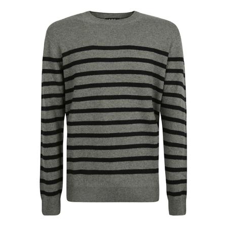 A.p.c., Sweater Grijs, Heren, Maat:S