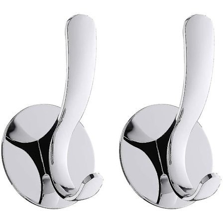 Klæbende Håndklæde Kroge Til Badekåbe Badeværelse Stick On Kroge Håndklædeholdere Frakke Kroge Rustfrit Stål Dør Kroge Til Badeværelse Køkken Ingen 