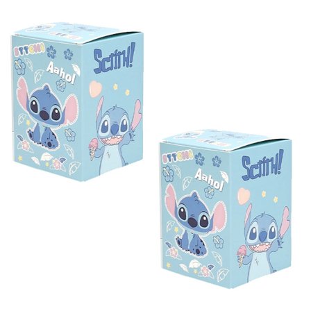 Disney Stitch Överraskningsbox Mickey Mouse Och Stitch Vänner Pumpa Serie Figur Halloween Utklädnad Docka Dekorera Leksak Födelsedagspresent
