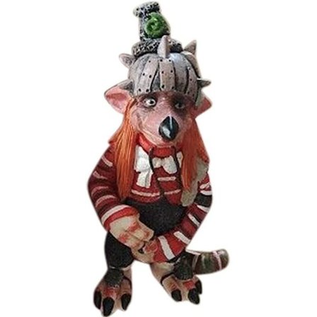 Store havefigurer af havenisser i harpiks