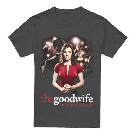 The Good Wife Unisex Vuxen Bad Press T-Shirt L Kolgrå