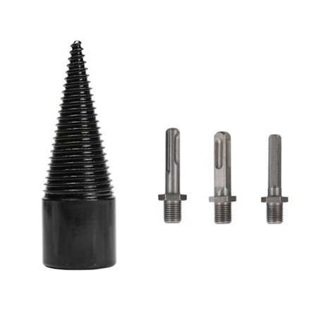 Höghastighets Borr för Vedklyvning Träbearbetning Starkt Robust Vedklyvningsborr för Utomhusbruk Hushåll Gård Camping, 32mm