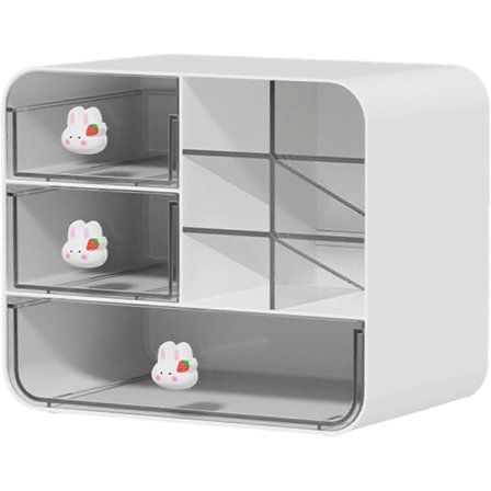 Söt Skrivbordsorganisatör | Transparenta Skrivbordstillbehör | Bordsorganisör Hylla, Hem