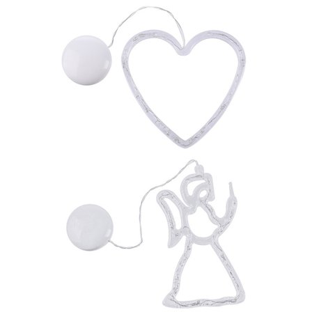 Jul Fönster Dekoration Lights, Sucker Fönster Hängande