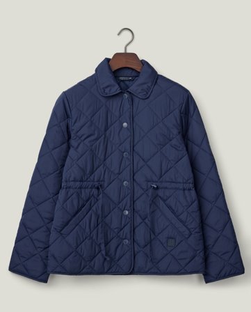 Lexington Klassisk quiltet jakke, mørkeblå