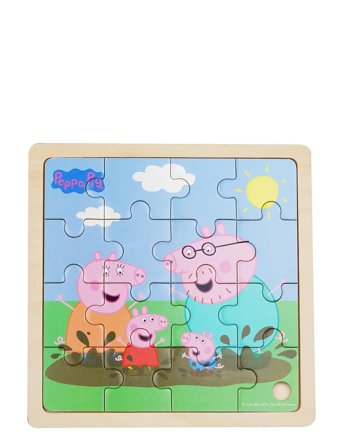 Barbo Toys | Peppa Pig - Wooden Puzzle - Mud | ONE SIZE
