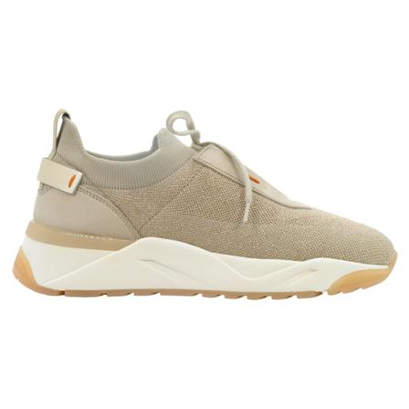 Santoni sneakers , Beige , Dames , Maat: 40 EU