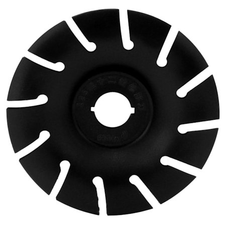 Puunveistolevy 125mm Ruostumaton teräs 12T Kulmahiomakoneen lisävaruste Musta