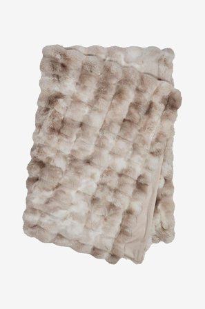 Skinnwille - Plaid Misty - Beige - Tæpper & plaider - 120X180 - Fra Homeroom