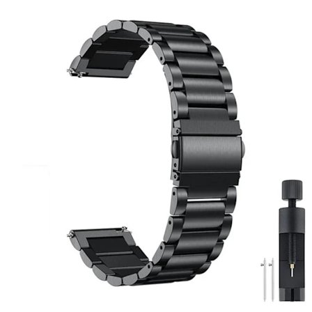 22mm 20mm Metall Klockarmband För Garmin Vivoactive 3 4 5 Forerunner 245 645 158 55 165 745 965 255 256 Armband Venu 3 2 SQ2Music