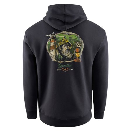 Grundéns Dark Seas X Grundens Watchman Hoodie Black - XXL
