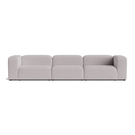 Milo XL 3 personers sofa - Lincoln Lysegrå - 360x100x72 - Sofa, 3 personers sofa