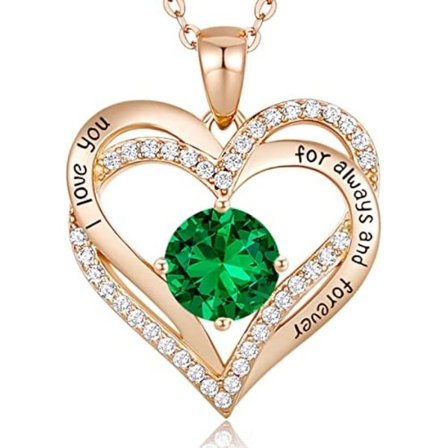 Kvindehalskæde Kærlighed Forever Hjerte Halskæde 925 Sterling Sølv