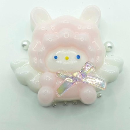 Kawaii Plysj Stress Relief Leker - Kanin Sau Gris Hund Engel Squishy Gave, Klem Fingerleke for Barn