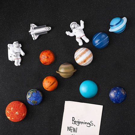 Tilfeldig søtt kjøleskapsmagnetsett, små 3D-magneter for kjøleskapdekor