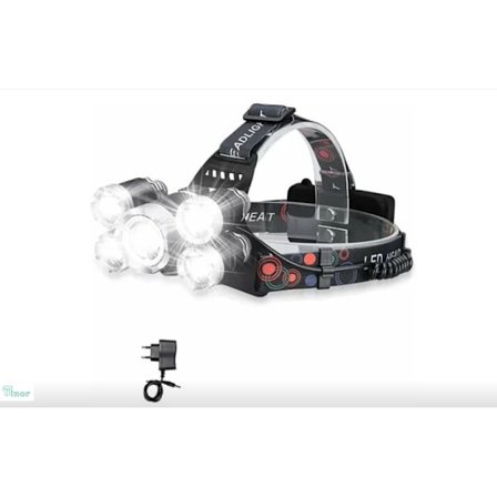 5 LED-pannlampa - 12000 lm - 4 ljuslägen