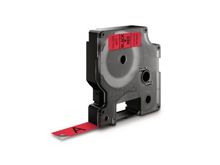 Dymo Tape D1 12mm svart på röd - Lyreco - Kontorsmaskiner - Märkmaskiner och tape - Tape - Dymo D1