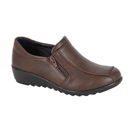 Boulevard Dam/Dam Loafers 8 UK Extra Wide Brun