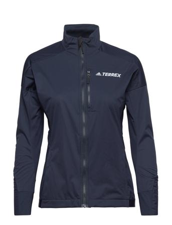Terrex Xperior Cross-Country Ski Soft Shell Jacket Outerwear Sport Jackets Tummansiniset Adidas Performance
