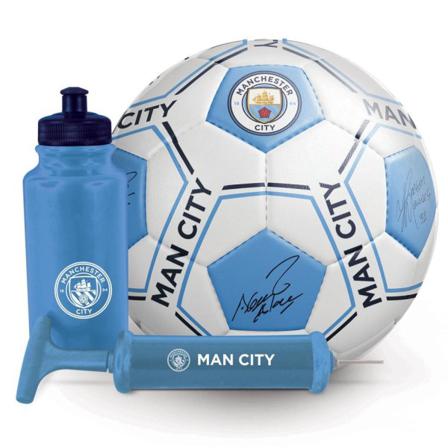Manchester City Fc Signature Football Set One Size Blå