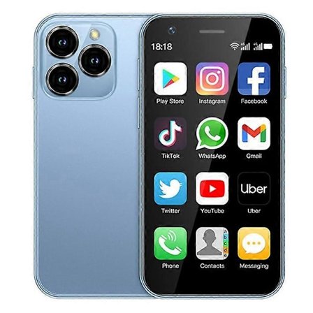 SOYES XS16 3 Tum 4G Mini Smartphone Android 10 5MP Dubbla SIM-kort Mobiltelefon, 2+16GB