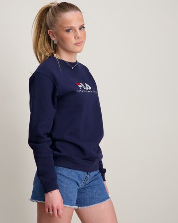 Fila LORENA crew sweat Noir Pulls Fille - Kids Brand Store