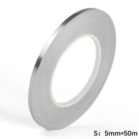 50M harjattu lattiareunus vedenpitävä sauma seinätarrat seinärako Silver 0.5cm 50cm