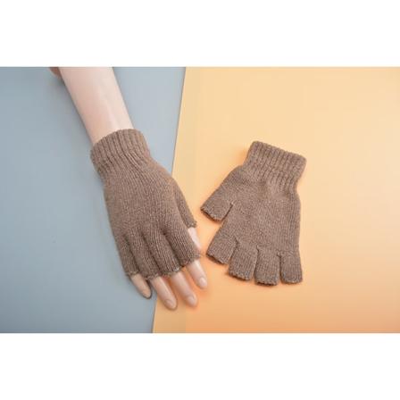 Miesten talviset l mpim t 2,3 TOG fleece-vuoratut eristetyt neulotut sormittomat hanskat Navy blue