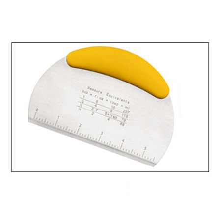 Rostfritt stål degskärare Ergonomisk PP Halkfri handtag Stabil multi design Ingen rost kaka bakskrapa