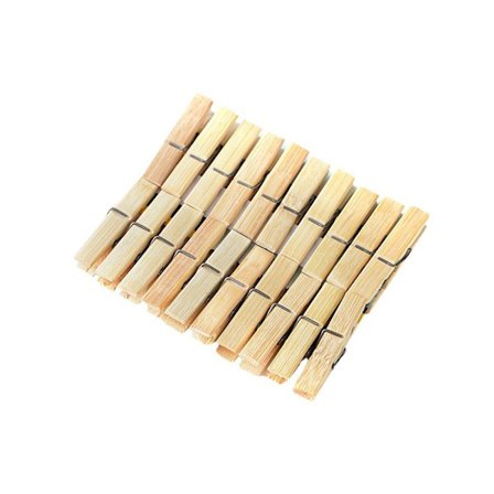 Clotheslinger vindtät klämma Litet träklämma