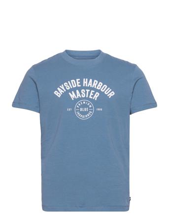 Jprblubayside Tee Ss Crew Neck Blue Jack & J S