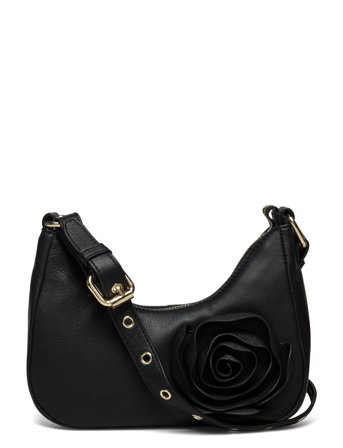 Palma Rose Cozy W. Gold Bags Small Shoulder Bags-crossbody Bags Black Nunoo