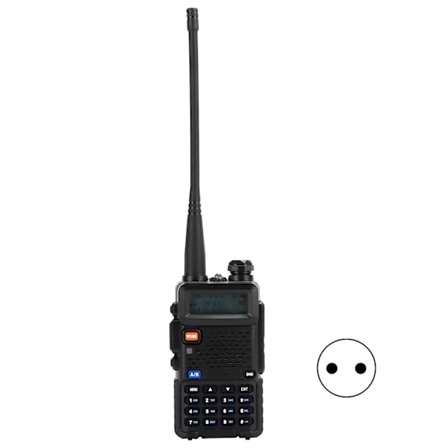 KD‐UV1 Trådlös långdistans Walkie Talkie Handhållen Uppladdningsbar Walky Talky 100‐240VEU-kontakt